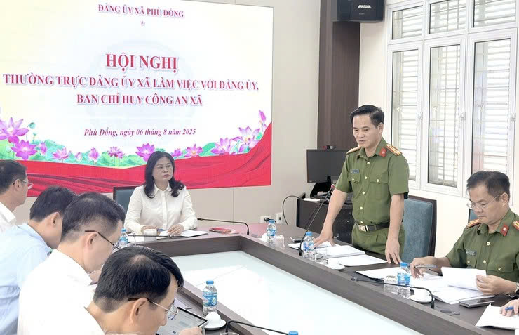 Xã Phù Đổng tăng cường bảo đảm an ninh trật tự trước thềm Đại hội Đảng bộ xã và kỷ niệm 80 năm Cách mạng Tháng Tám