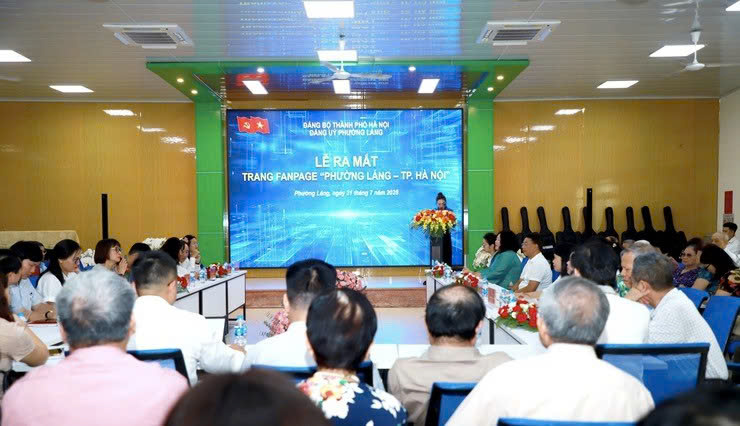 Phường Láng ra mắt fanpage chính thức, mở rộng kênh tương tác số phục vụ nhân dân trong giai đoạn mới