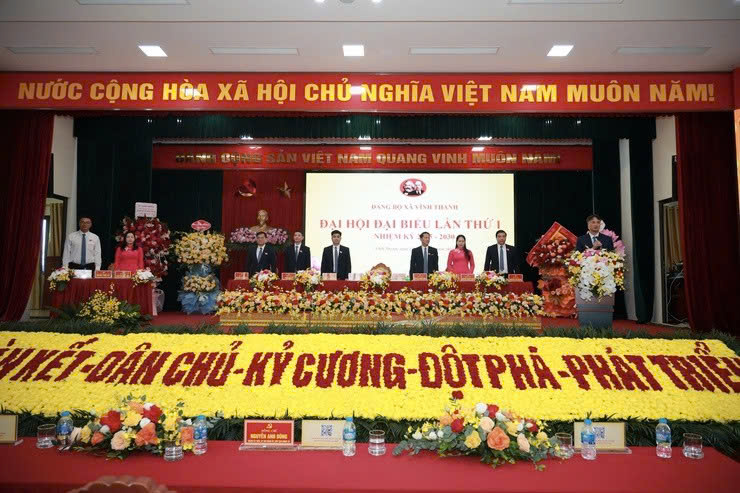 Xã Vĩnh Thanh hoàn tất phiên trù bị, sẵn sàng cho Đại hội Đảng bộ xã lần thứ I nhiệm kỳ 2025-2030