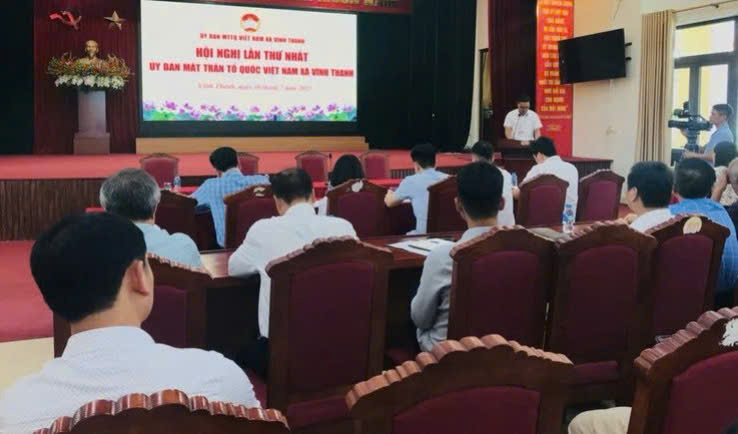 Ủy ban Mặt trận Tổ quốc Việt Nam xã Vĩnh Thanh tổ chức Hội nghị lần thứ nhất, nhiệm kỳ 2025 – 2030