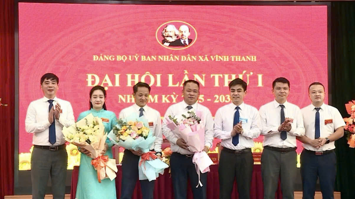 Xã Vĩnh Thanh tổ chức Đại hội Đảng bộ UBND xã lần thứ I: Khẳng định vai trò hạt nhân chính trị trong giai đoạn phát triển mới