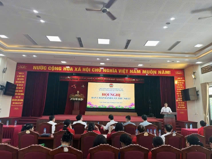 Hội Nông dân xã Vĩnh Thanh kiện toàn tổ chức, triển khai nhiệm vụ trọng tâm 6 tháng cuối năm 2025