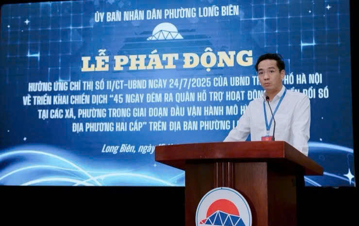 Phường Long Biên phát động Chiến dịch “45 ngày đêm” đưa kỹ năng số đến từng hộ dân