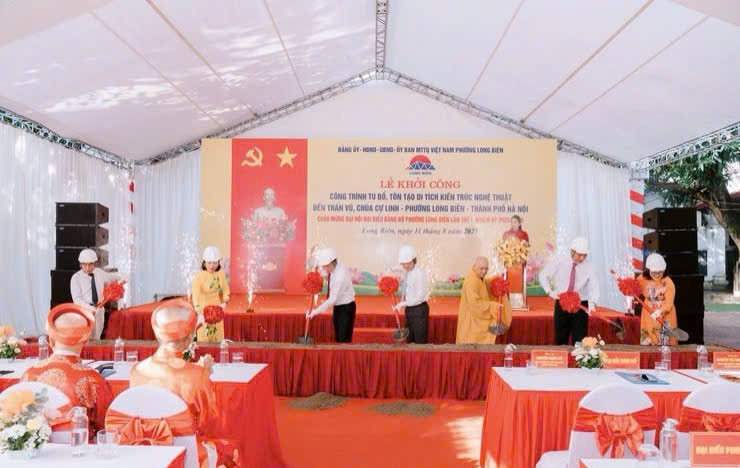 Phường Long Biên khởi công tu bổ đền Trấn Vũ: Bảo tồn giá trị ngàn năm, kiến tạo không gian di sản giữa lòng đô thị