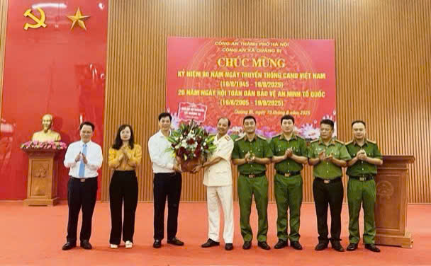 Xã Quảng Bị tri ân lực lượng Công an xã: Khẳng định vai trò nòng cốt trong giữ gìn bình yên cơ sở