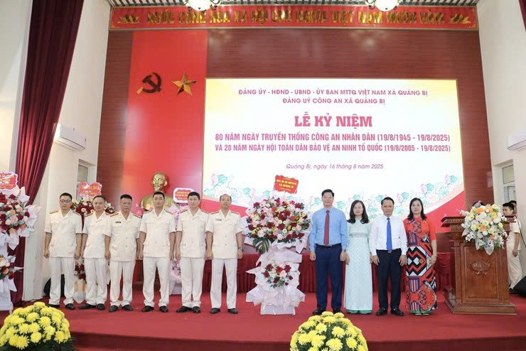 Xã Quảng Bị kỷ niệm 80 năm truyền thống Công an nhân dân: Giữ trọn lời thề, lan tỏa thế trận an ninh từ lòng dân