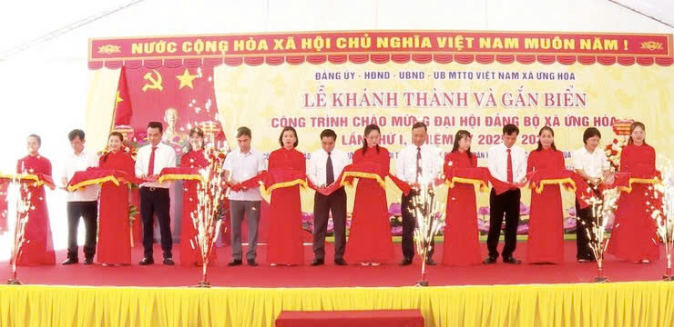 Xã Ứng Hòa khánh thành công trình tôn tạo An toàn khu Xứ ủy Bắc Kỳ 1942, lan tỏa giá trị lịch sử trong kỷ nguyên mới