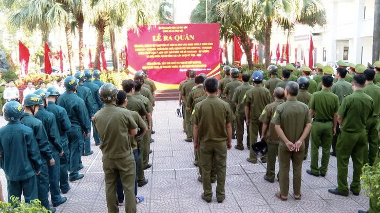 Xã Ứng Hòa ra quân cao điểm bảo đảm an ninh, trật tự phục vụ Đại hội Đảng bộ các cấp và các sự kiện lớn của Thủ đô