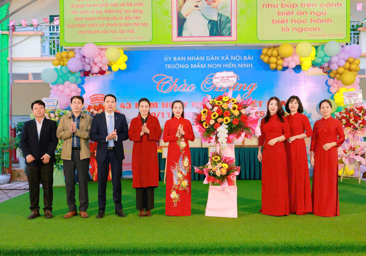 Xã Nội Bài tri ân, tôn vinh các nhà giáo nhân kỷ niệm 43 năm Ngày Nhà giáo Việt Nam