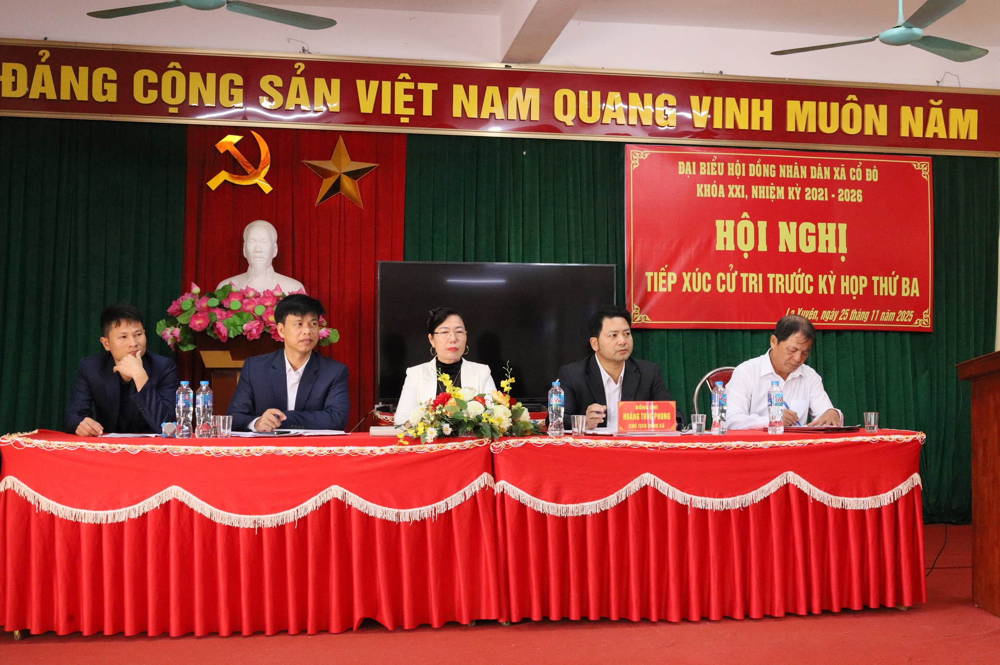 Xã Cổ Đô lắng nghe ý kiến cử tri 31 thôn, hướng tới chính quyền địa phương hai cấp vận hành hiệu quả