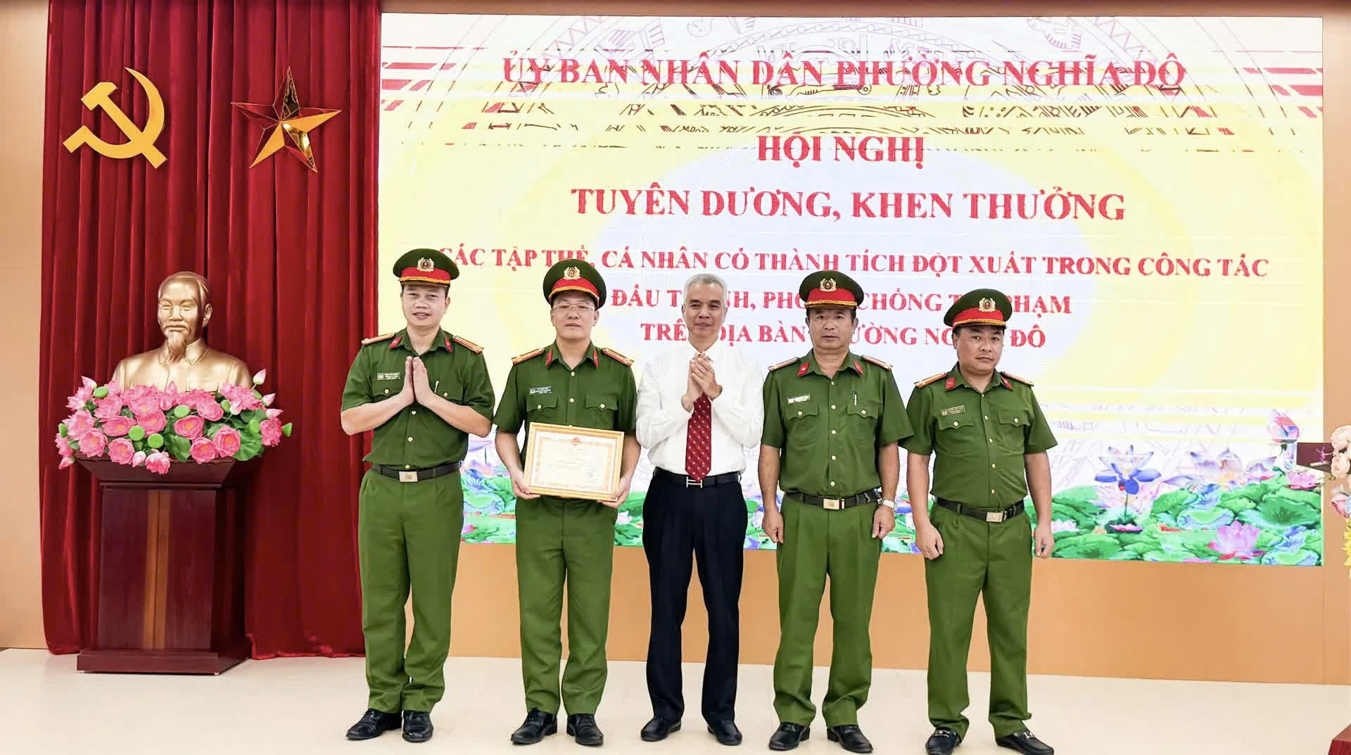 Phường Nghĩa Đô tổng kết công tác phòng chống tội phạm: Giữ vững an ninh cơ sở trong mô hình chính quyền hai cấp