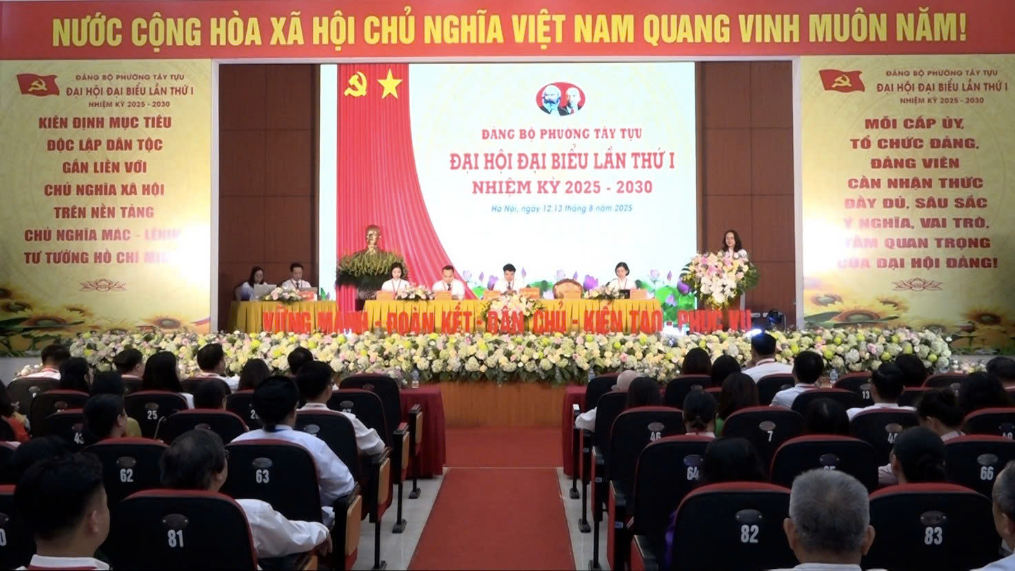 Tây Tựu khai mạc phiên trù bị Đại hội Đảng bộ phường lần thứ I: Khẳng định quyết tâm xây dựng phường giàu đẹp, hiện đại, văn minh