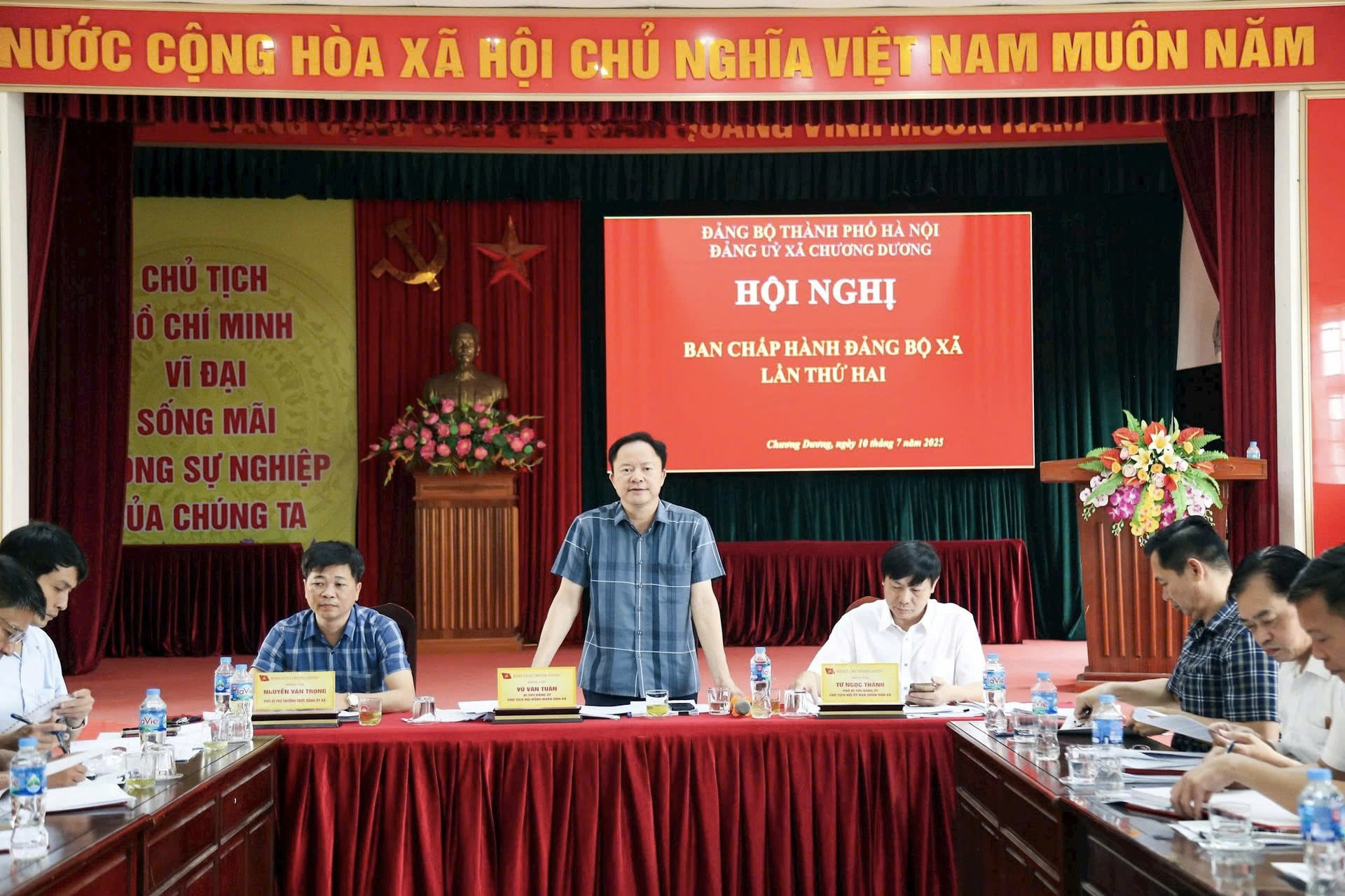 Đảng bộ xã Chương Dương kiện toàn tổ chức, chuẩn bị Đại hội lần thứ I nhiệm kỳ 2025-2030