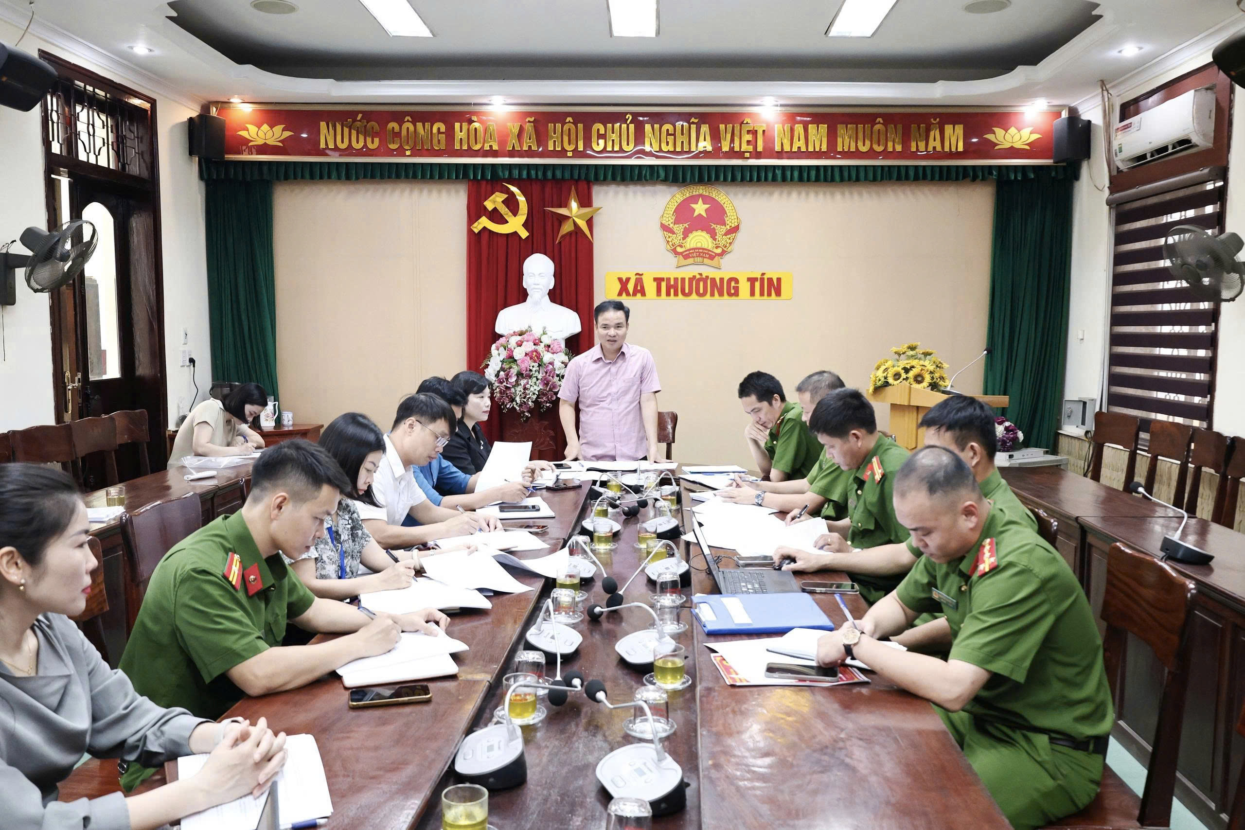 Xã Thường Tín tăng cường công tác phòng cháy, chữa cháy và cứu nạn, cứu hộ sau sáp nhập địa giới hành chính