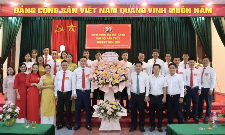 Xã Đại Xuyên: Tổ chức thành công Đại hội các chi bộ, đảng bộ trực thuộc nhiệm kỳ 2025-2030