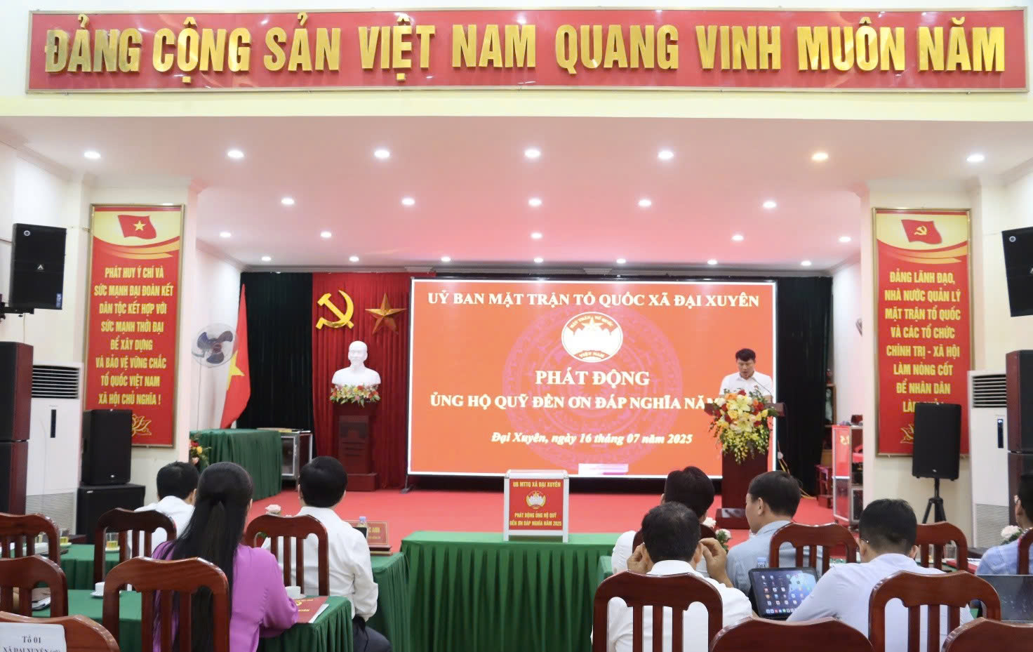 Xã Đại Xuyên phát động ủng hộ Quỹ “Đền ơn đáp nghĩa” năm 2025, lan tỏa tinh thần tri ân sâu sắc tới người có công