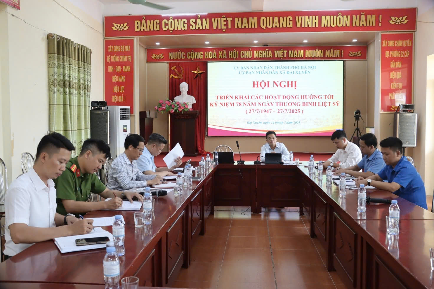 Xã Đại Xuyên chuẩn bị chu đáo các hoạt động tri ân kỷ niệm 78 năm Ngày Thương binh - Liệt sĩ