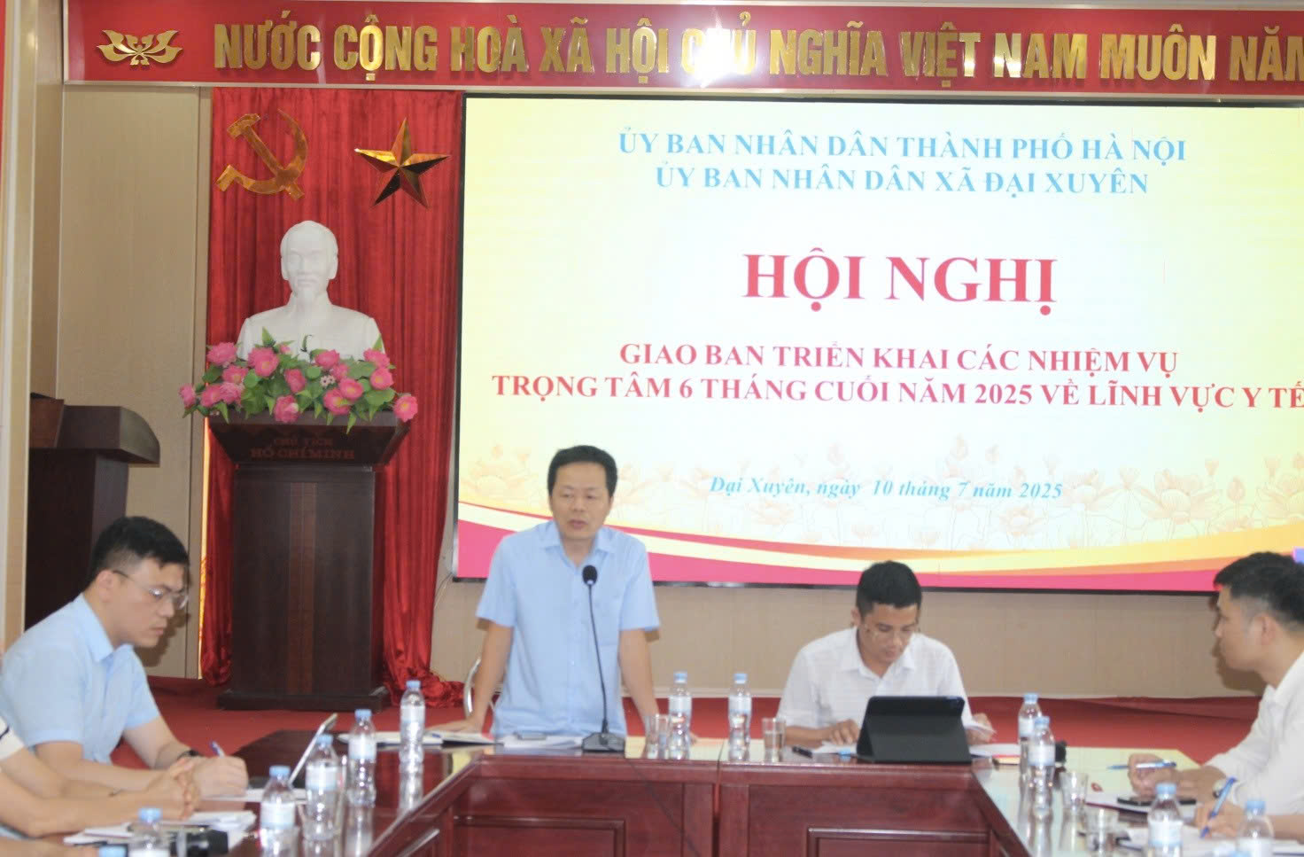 Xã Đại Xuyên triển khai nhiệm vụ trọng tâm 6 tháng cuối năm trong lĩnh vực y tế