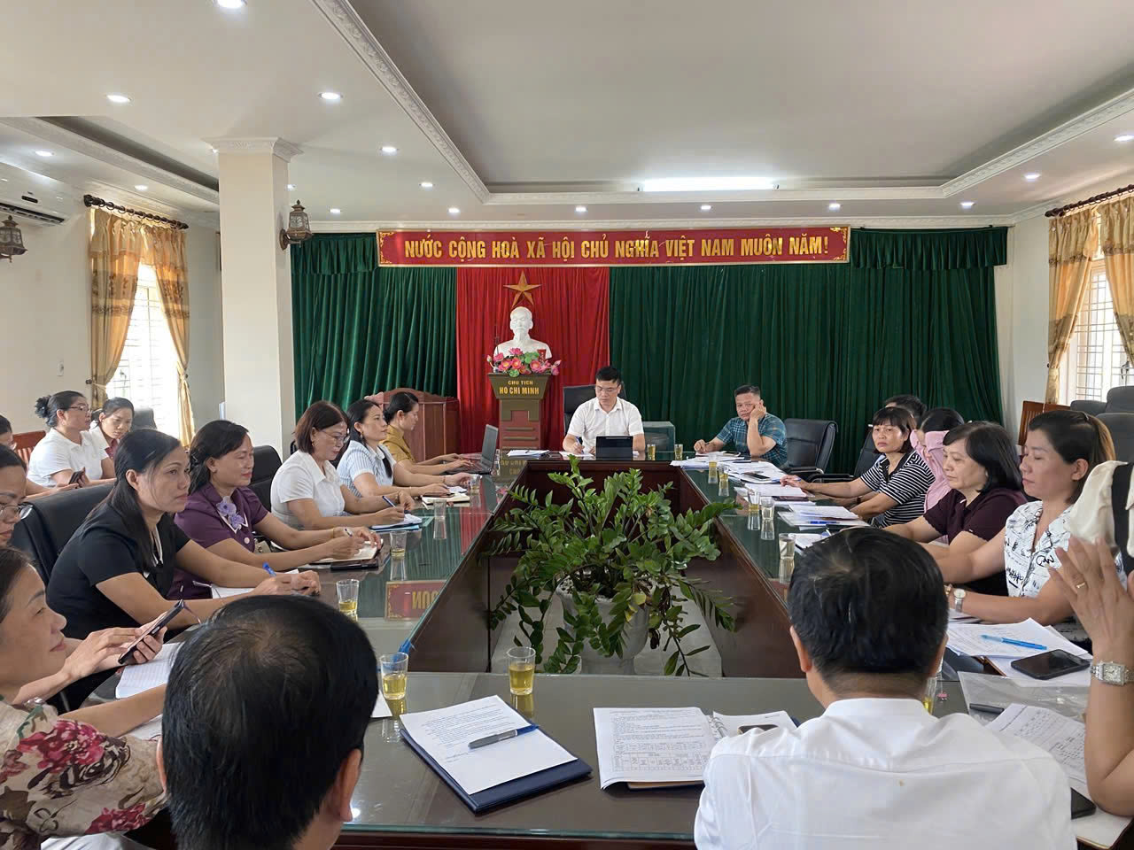 Xã Đại Xuyên rà soát, chuẩn bị điều kiện cho năm học mới và công nhận trường đạt chuẩn Quốc gia