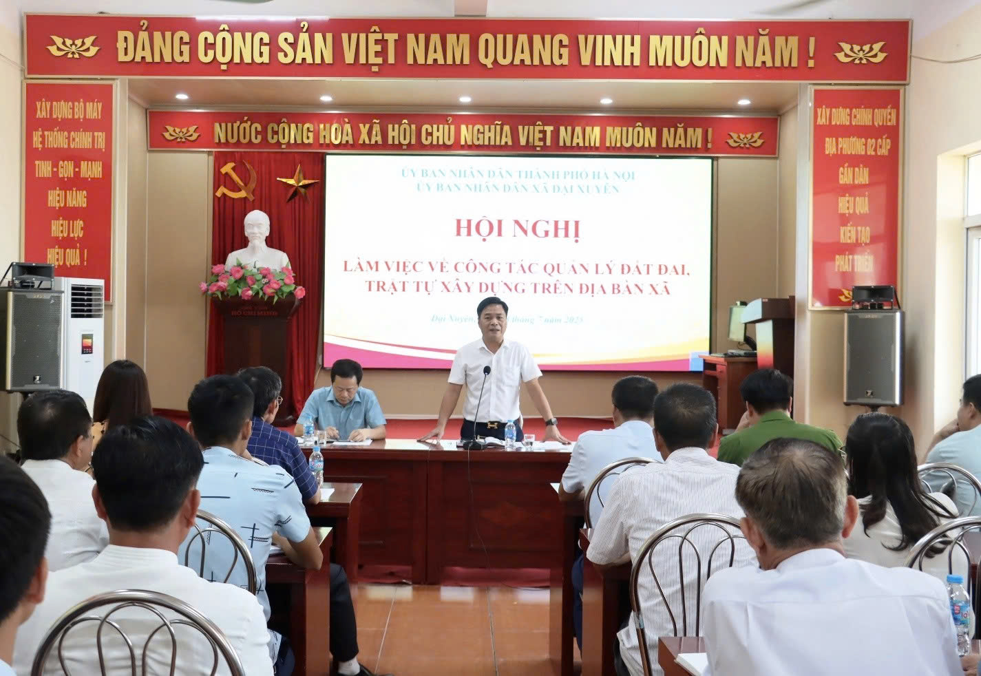 Xã Đại Xuyên tăng cường quản lý đất đai, trật tự xây dựng sau sáp nhập hành chính