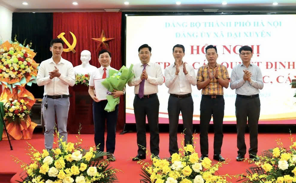 Xã Đại Xuyên kiện toàn tổ chức Đảng và công tác cán bộ, củng cố nền tảng hệ thống chính trị cơ sở