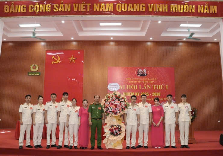 Đảng bộ Công an xã Quảng Bị hoàn thành Đại hội các chi bộ trực thuộc, tạo tiền đề cho Đại hội Đảng bộ lần thứ I