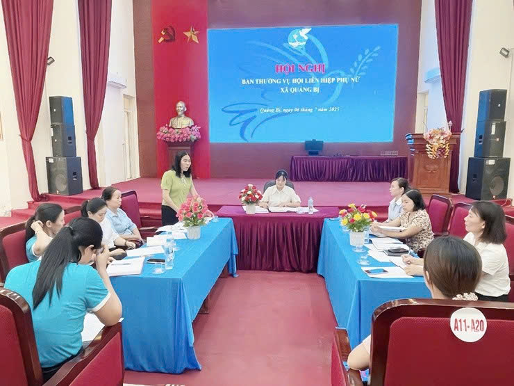 Hội Liên hiệp Phụ nữ xã Quảng Bị kiện toàn tổ chức, phát huy vai trò nòng cốt trong xây dựng khối đoàn kết và phát triển địa phương