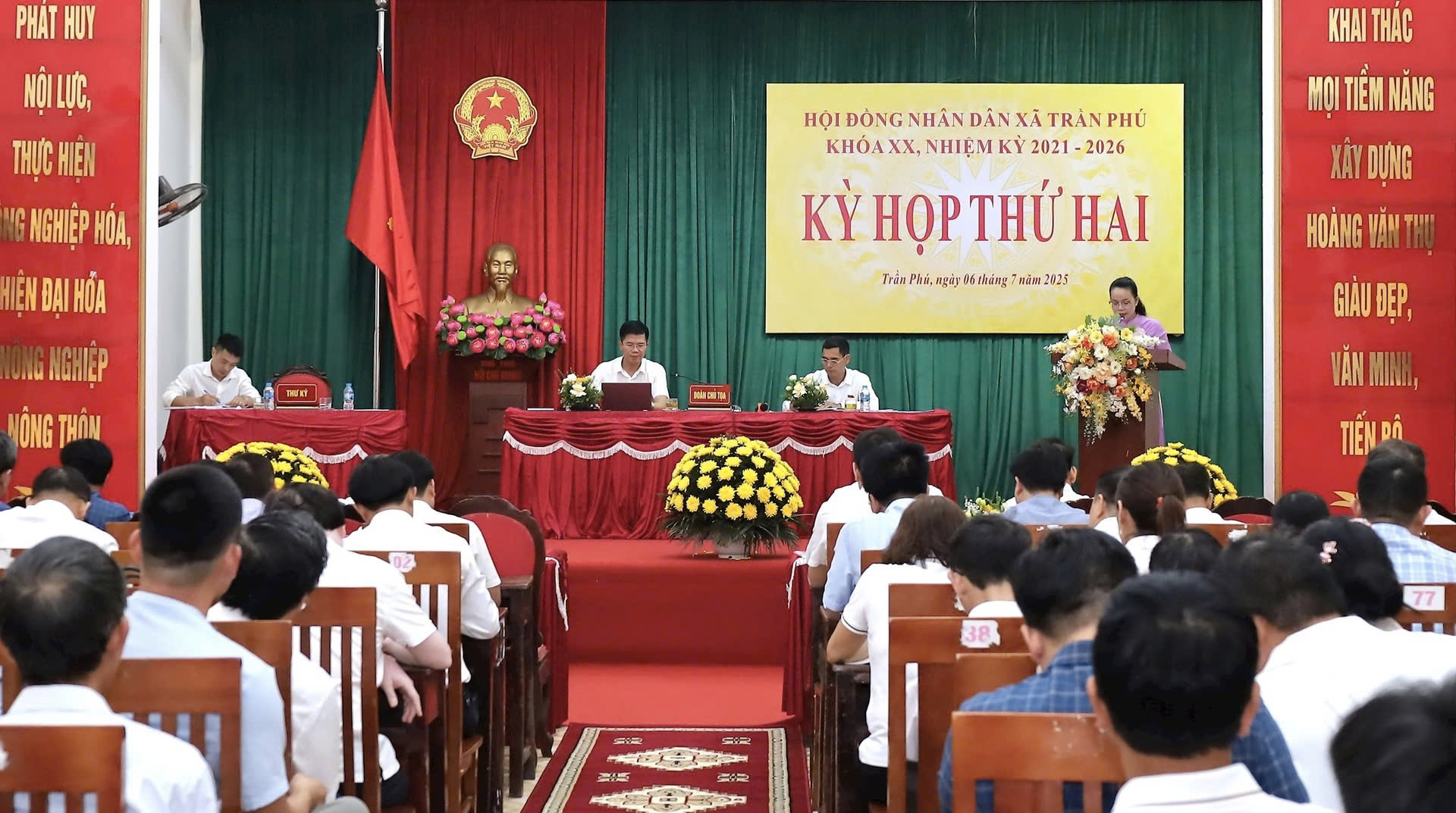 HĐND xã Trần Phú khóa XX: Quyết tâm hiện thực hóa mục tiêu phát triển kinh tế - xã hội năm 2025