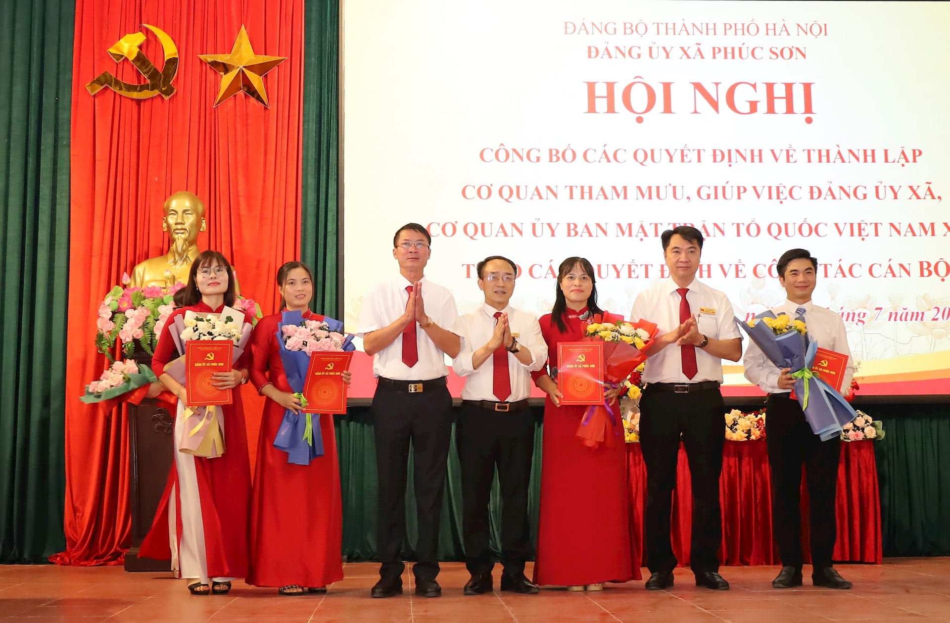 Xã Phúc Sơn kiện toàn bộ máy, sẵn sàng triển khai nhiệm vụ chính trị trong giai đoạn mới