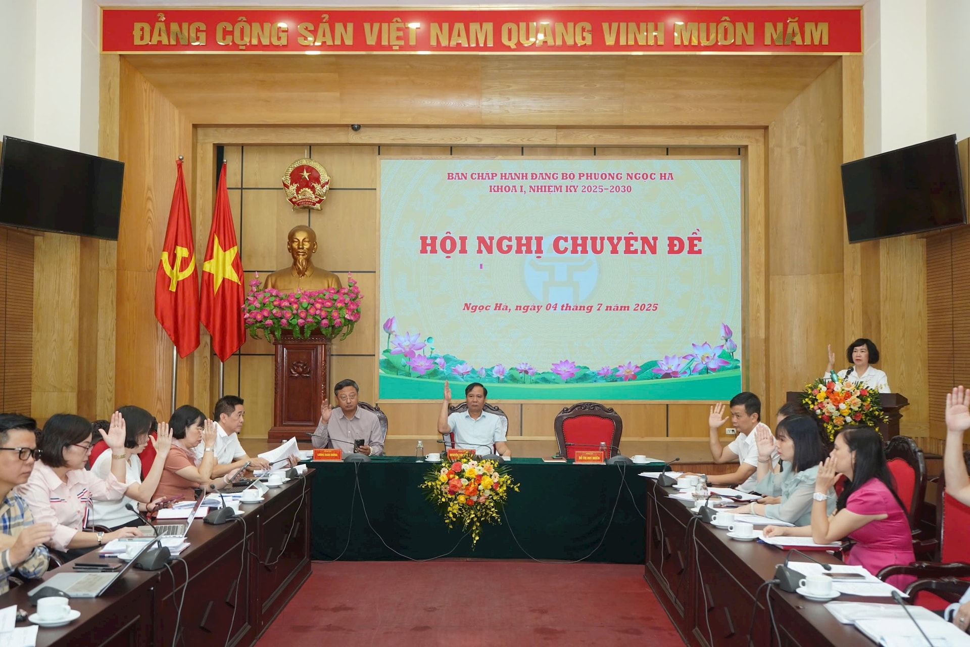 Đảng bộ phường Ngọc Hà triển khai công tác chuẩn bị Đại hội lần thứ I, nhiệm kỳ 2025-2030