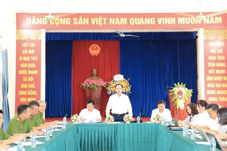 Đảng ủy xã Phú Nghĩa làm việc với Công an xã: Phát huy vai trò nòng cốt trong giữ gìn an ninh trật tự tại cơ sở