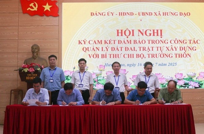 Đảng ủy xã Hưng Đạo tăng cường kỷ cương trong quản lý đất đai, trật tự xây dựng gắn với chuẩn bị Đại hội Đảng bộ nhiệm kỳ mới