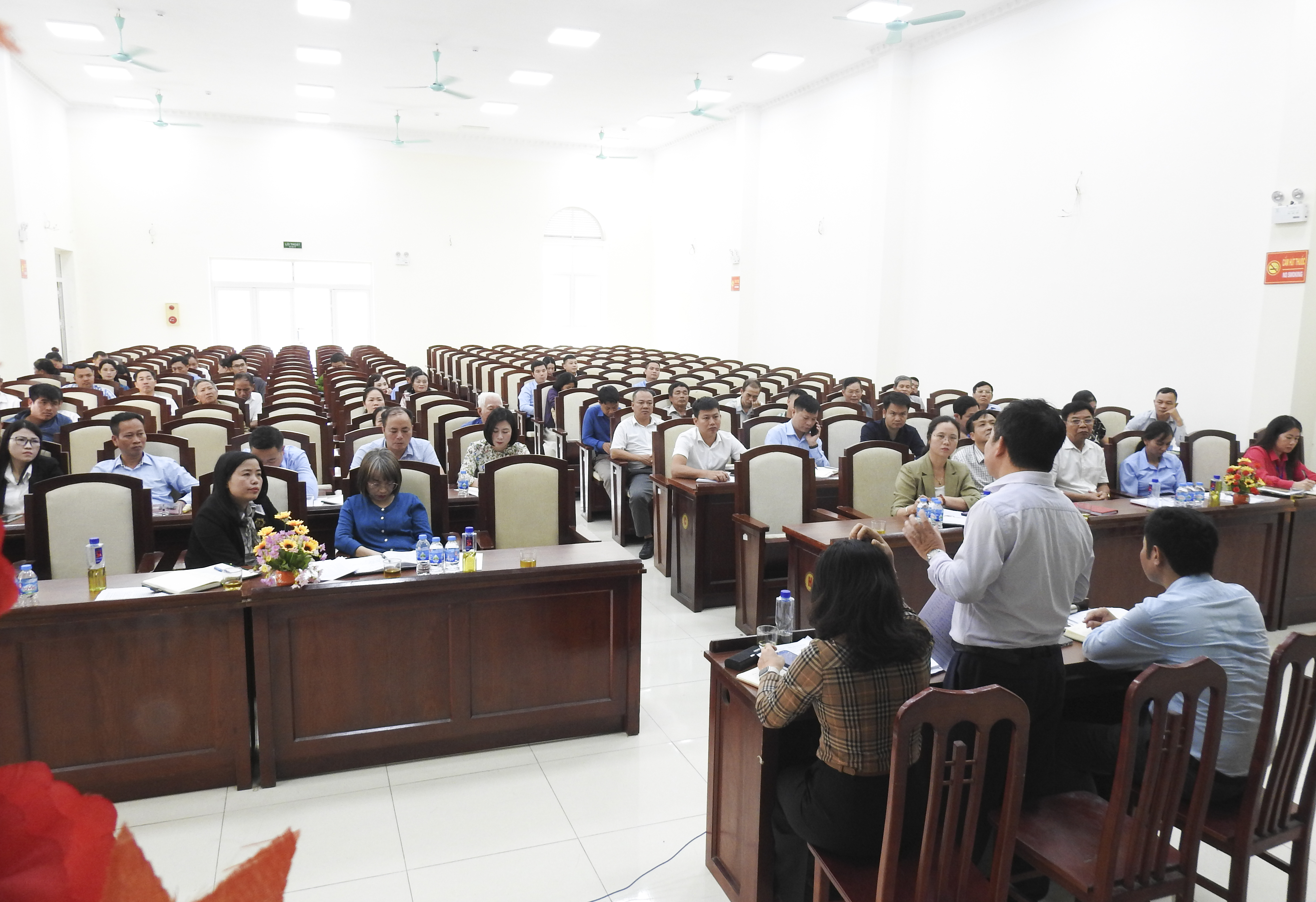 Xã Trung Giã lắng nghe ý kiến nhân dân, tháo gỡ khó khăn sau sắp xếp đơn vị hành chính