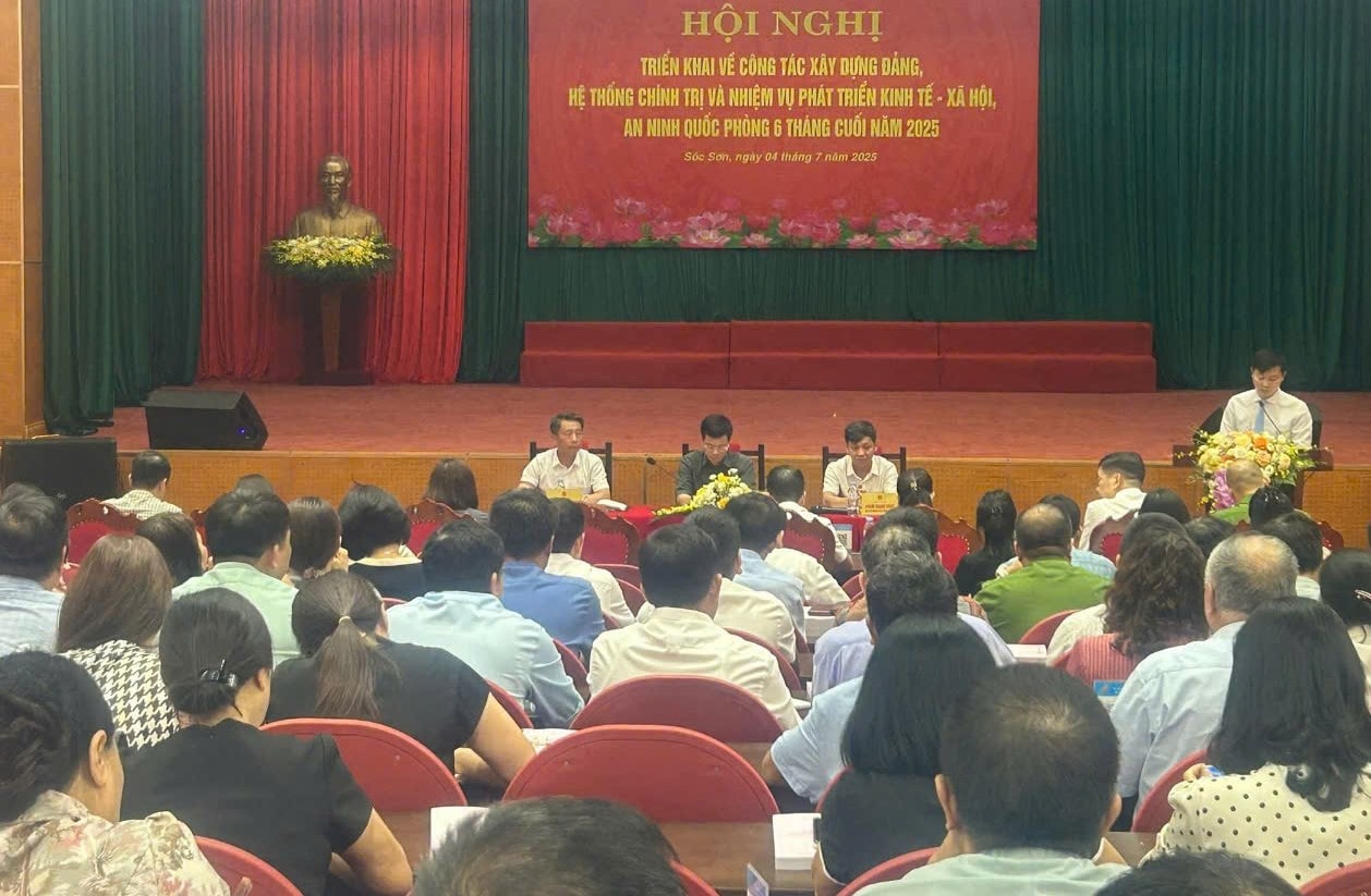 Xã Sóc Sơn tập trung thực hiện nhiệm vụ trọng tâm 6 tháng cuối năm 2025, giữ vững ổn định và phát triển toàn diện