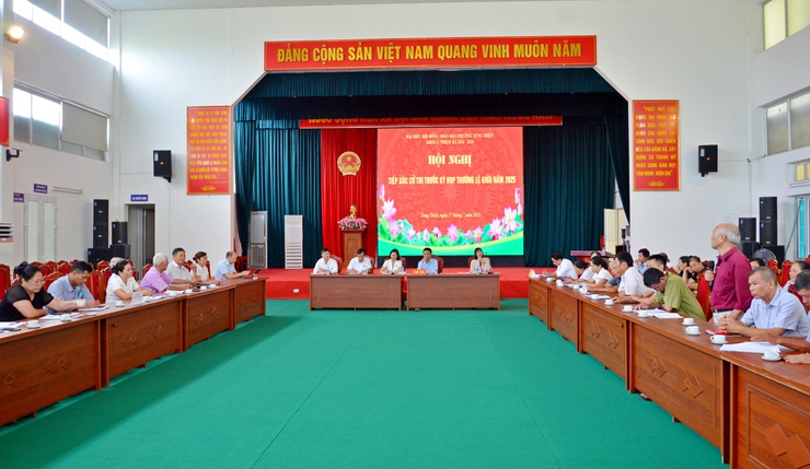 Cử tri phường Tùng Thiện kỳ vọng vào mô hình chính quyền địa phương hai cấp: Đổi mới, gần dân và vì dân phục vụ