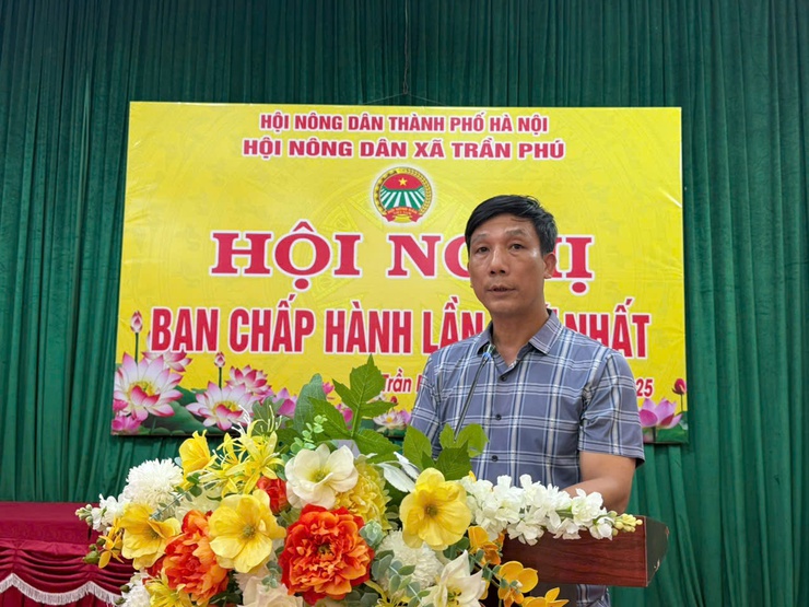 Xã Trần Phú công bố quyết định thành lập Hội Nông dân, củng cố tổ chức, phát huy vai trò nông dân trong giai đoạn mới