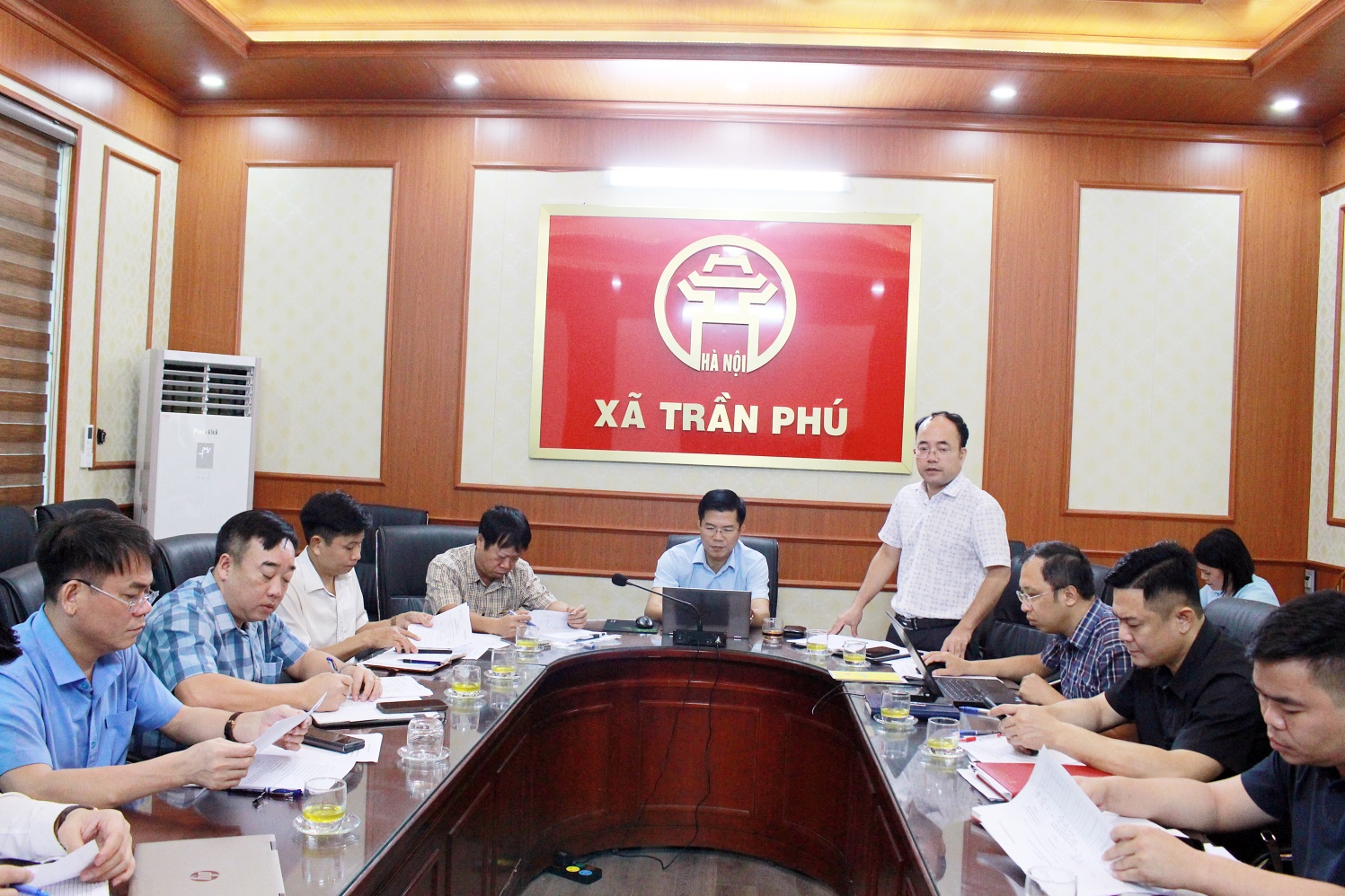 Đảng bộ xã Trần Phú thảo luận, hoàn thiện dự thảo Báo cáo chính trị trình Đại hội lần thứ I, nhiệm kỳ 2025-2030