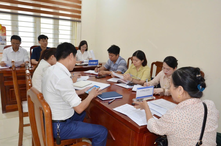 Phường Tùng Thiện tăng cường trách nhiệm người đứng đầu trong tiếp công dân, giải quyết kiến nghị ngay từ cơ sở