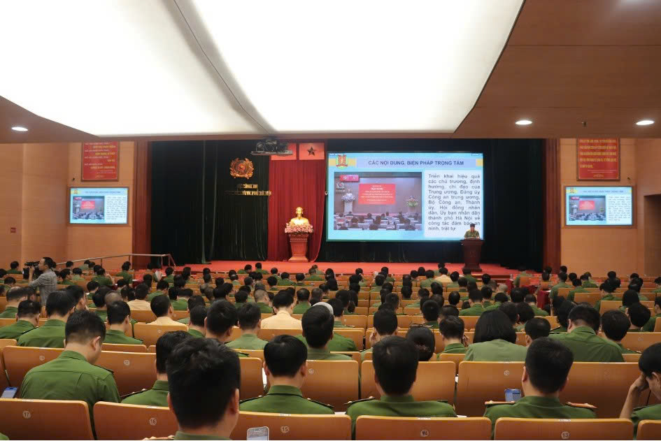 Công an Hà Nội phát động cao điểm tấn công tội phạm, bảo đảm an ninh tuyệt đối các sự kiện lớn của Thủ đô