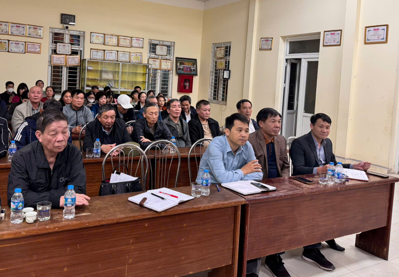 105/105 đảng bộ, chi bộ trực thuộc Đảng ủy xã Ô Diên hoàn thành kiểm điểm, xếp loại tổ chức Đảng, đảng viên năm 2025