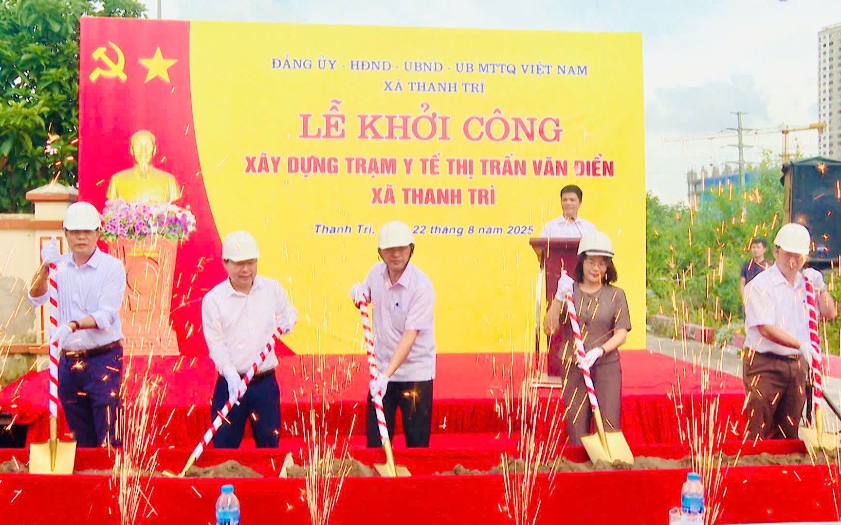 Khởi công Trạm y tế Văn Điển: Tăng cường chăm sóc sức khỏe ban đầu cho nhân dân Thanh Trì