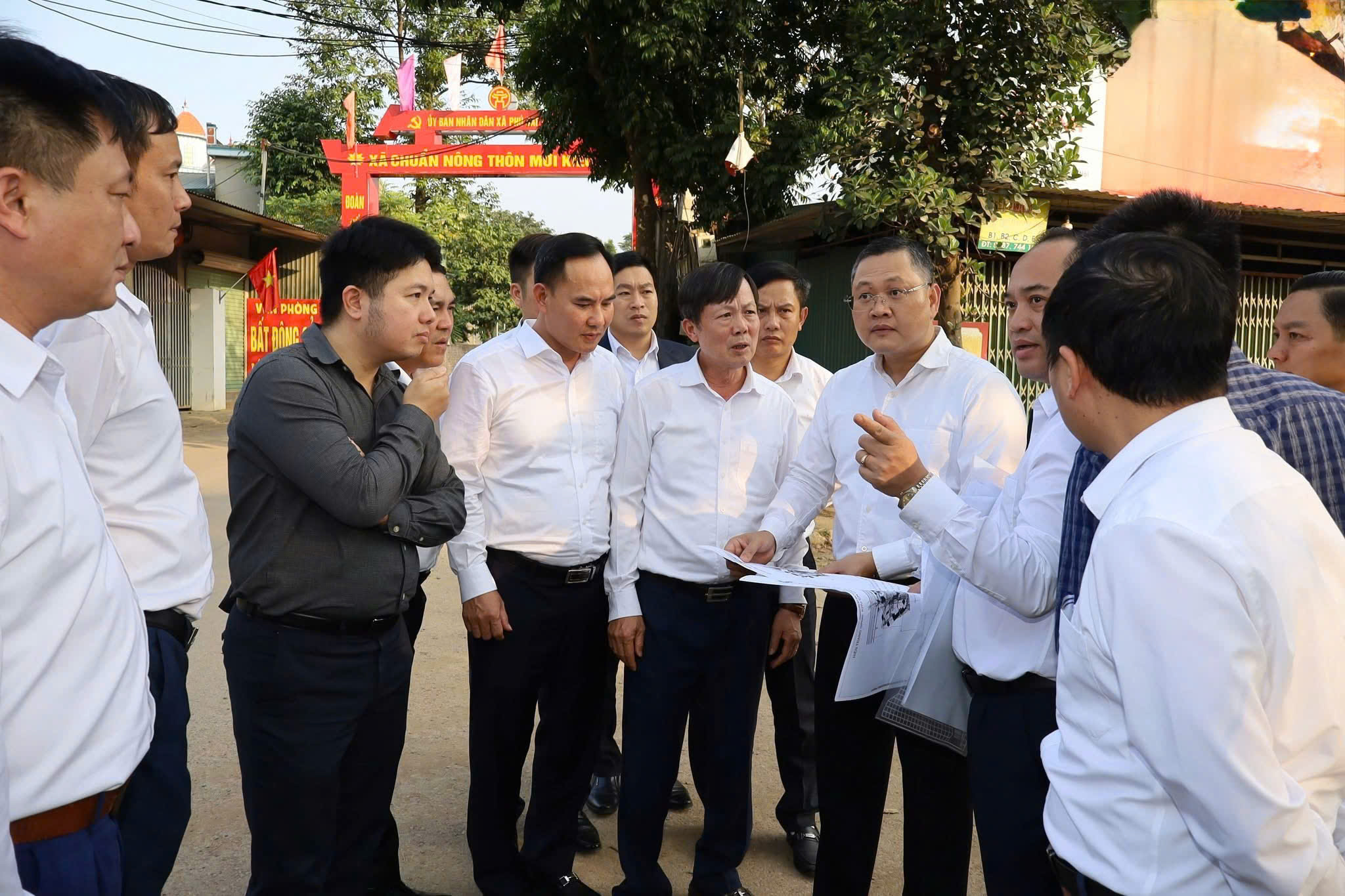 Xã Phú Cát làm việc với Khu Công nghệ cao Hòa Lạc: Thúc đẩy quy hoạch, hạ tầng và mở rộng không gian phát triển