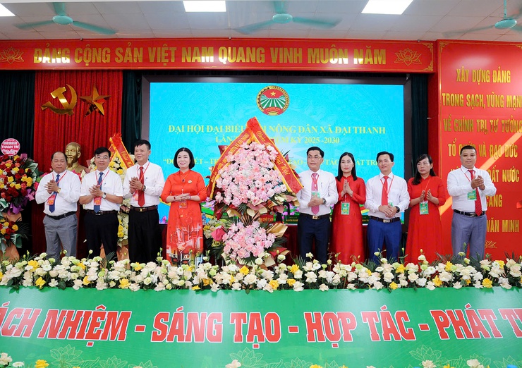 Đại hội Hội Nông dân xã Đại Thanh khóa I: Khơi dậy nội lực nông dân, kiến tạo nông nghiệp sinh thái – nông thôn hiện đại