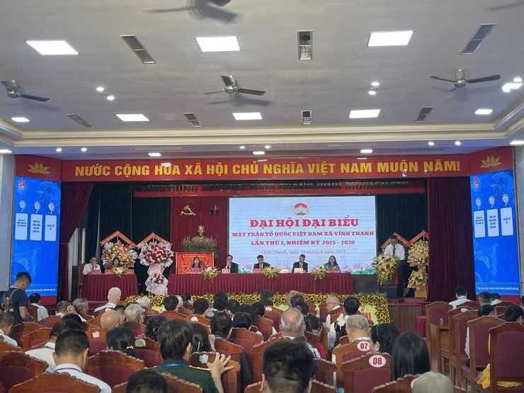 Đại hội MTTQ xã Vĩnh Thanh khóa I: Khẳng định sức mạnh đại đoàn kết - kiến tạo nền tảng phát triển giai đoạn 2025-2030