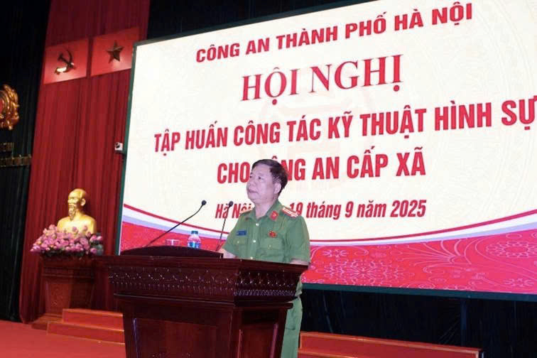 Hà Nội tăng cường năng lực kỹ thuật hình sự cho Công an cấp xã từ cơ sở