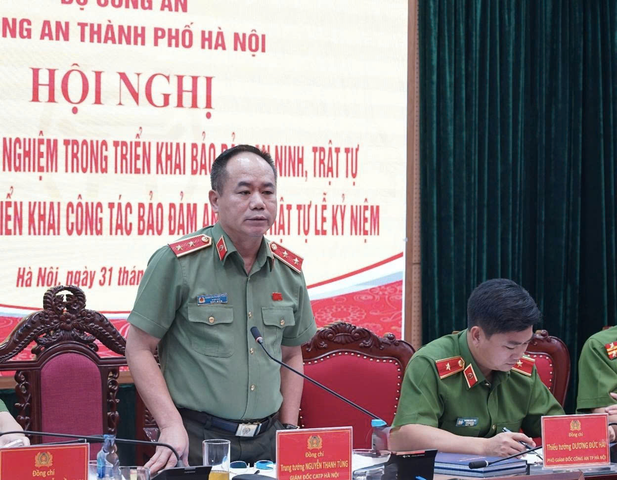 Công an Hà Nội rút kinh nghiệm, siết chặt phương án bảo đảm an ninh, trật tự Lễ kỷ niệm