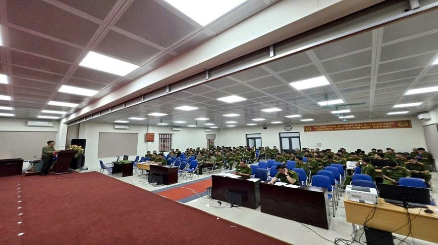 Công an phường Đống Đa siết chặt phương án bảo đảm an ninh, trật tự phục vụ Đại lễ 2-9