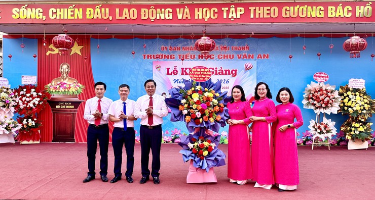 Xã Đại Thanh khai giảng năm học 2025-2026: Khí thế mới trong kỷ nguyên giáo dục đổi mới, sáng tạo