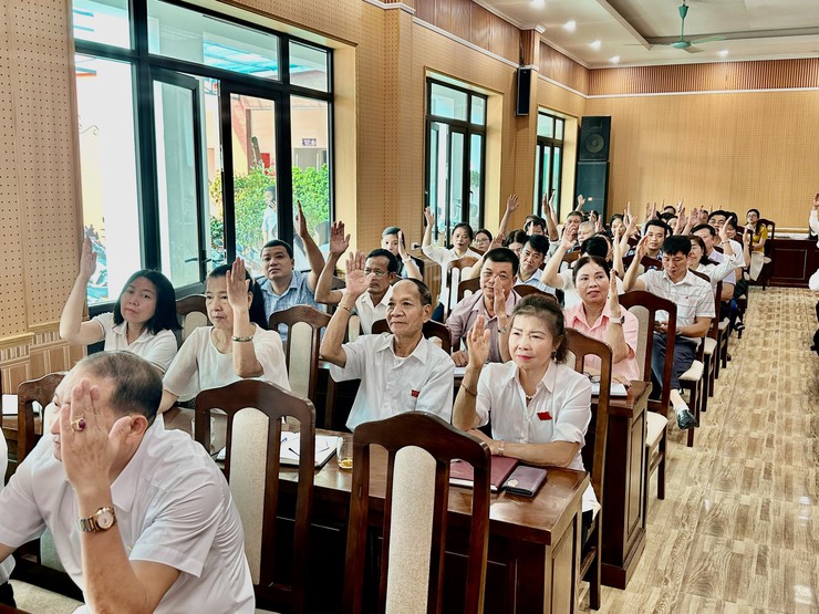 HĐND xã Đại Thanh thông qua 2 Nghị quyết quan trọng về sắp xếp đơn vị hành chính và giao chỉ tiêu biên chế năm 2025