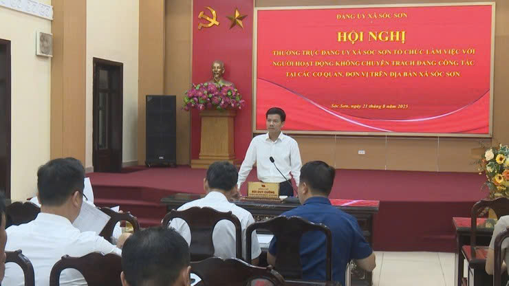 Xã Sóc Sơn lắng nghe nguyện vọng đội ngũ không chuyên trách, bảo đảm sử dụng hiệu quả nguồn nhân lực sau sắp xếp